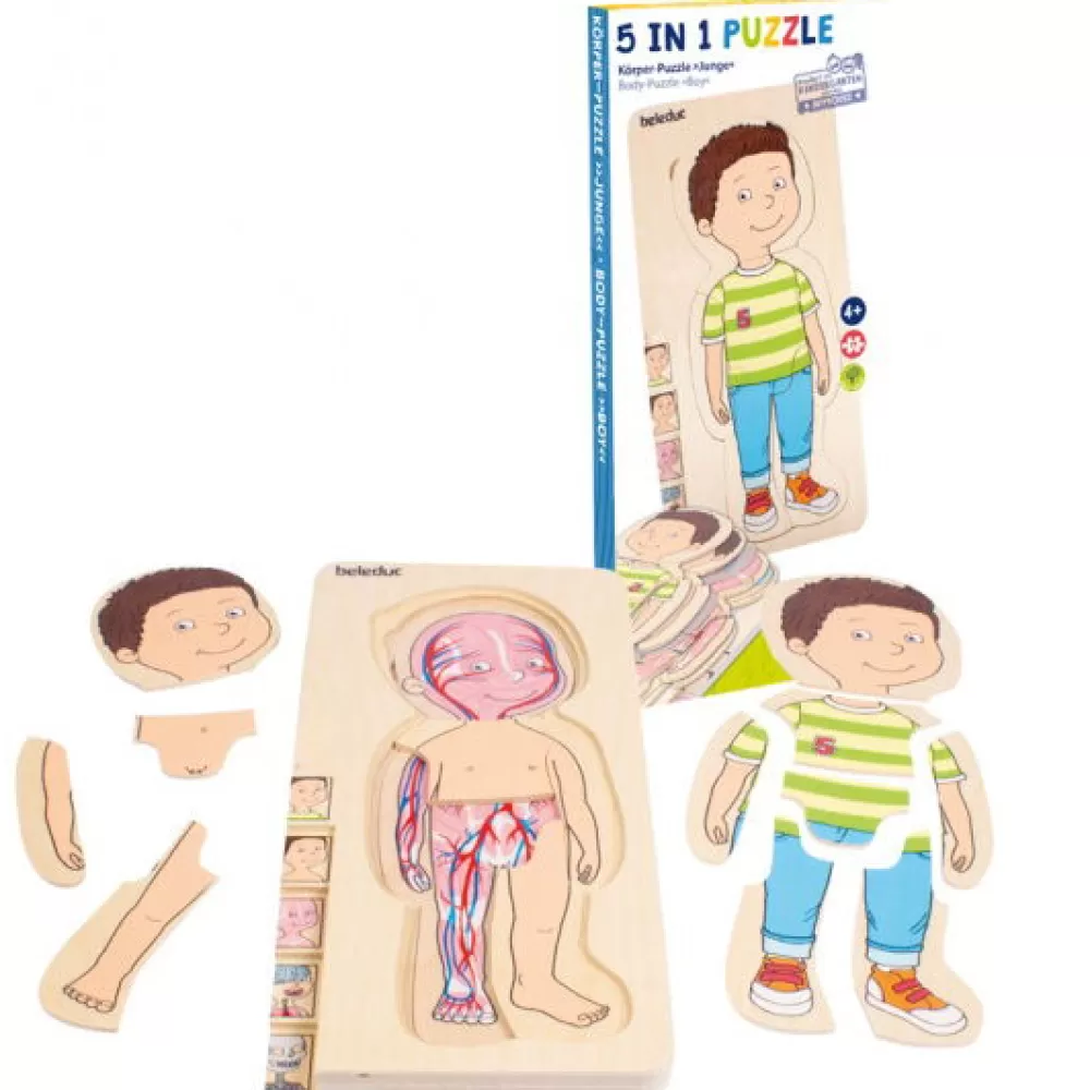 Anatomie Puzzle - Kleiner Junge-Beleduc Cheap