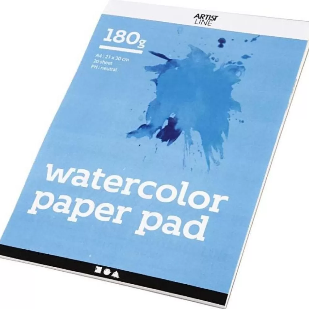 * Aquarellblock A4 180 G - Weis, 20 Bogen Sale