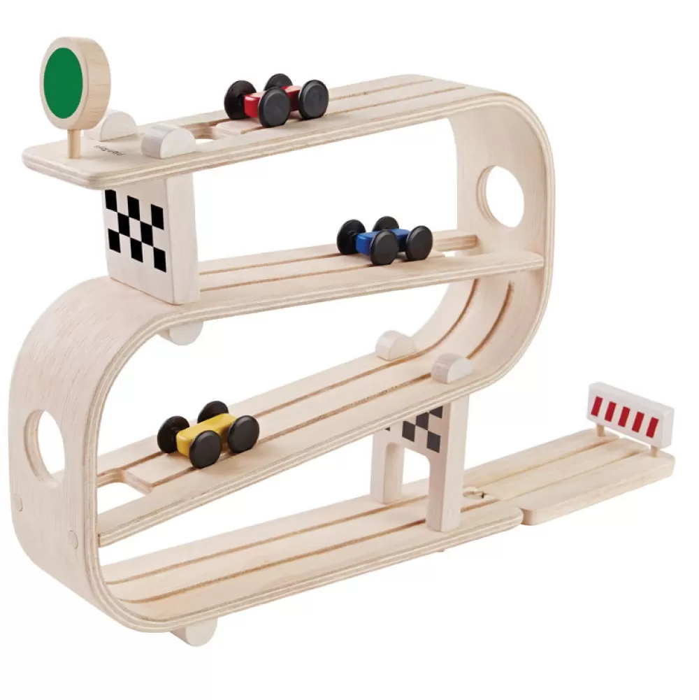 PlanToys Autorennbahn Aus Holz Flash Sale