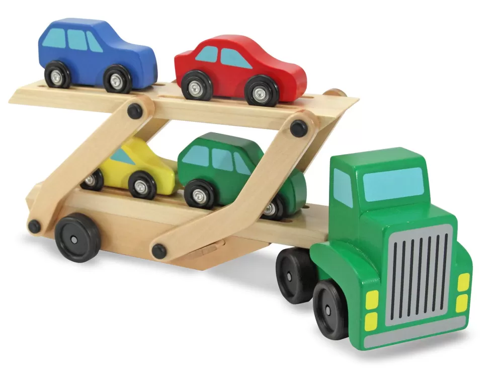 Melissa and Doug Autotransporter - Mit 4 Autos Best