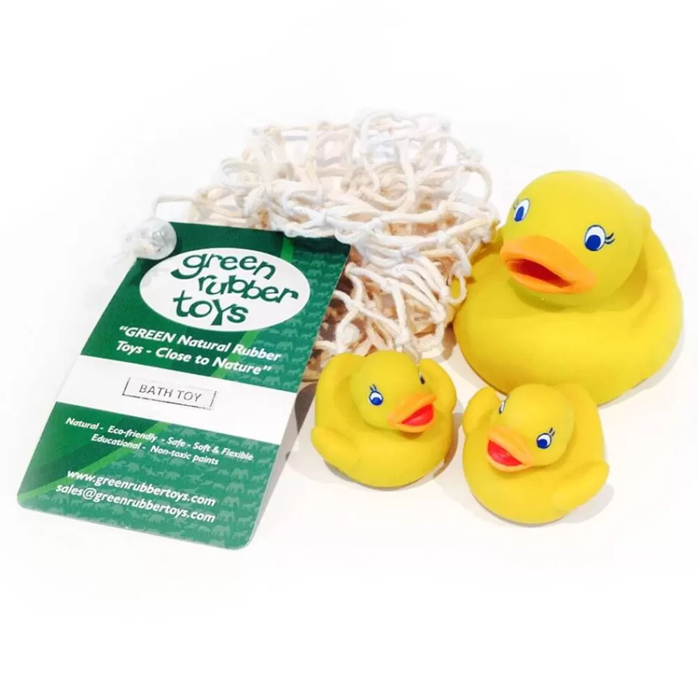 Badeente Aus Naturgummi - Familie Mit 3 Stk.-Green Rubber Toys Best Sale