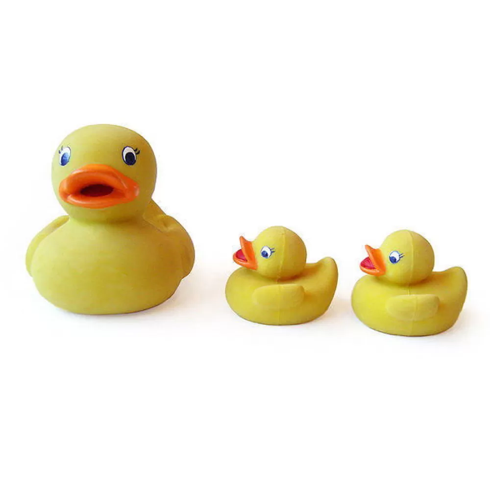 Badeente Aus Naturgummi - Familie Mit 3 Stk.-Green Rubber Toys Best Sale