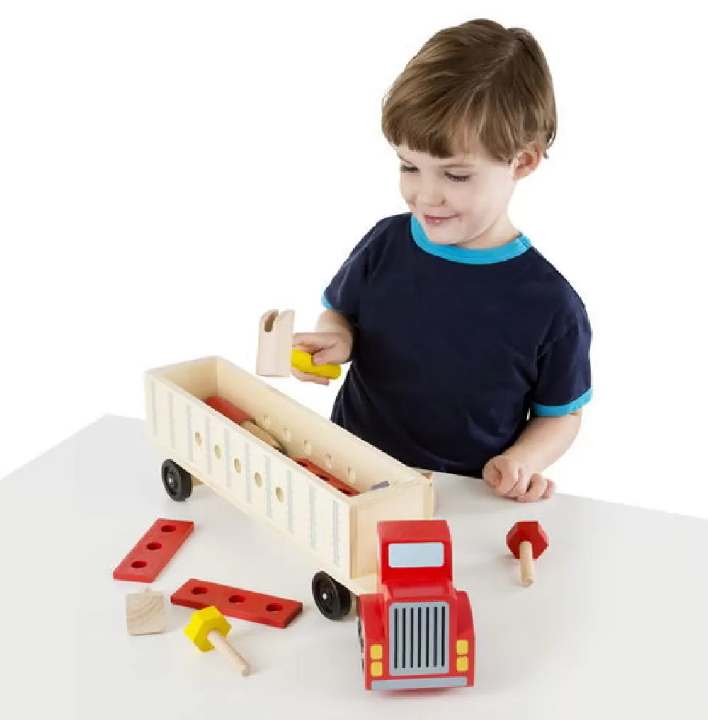 Bauset Lastwagen Riesig - Aus Holz-Melissa and Doug Discount