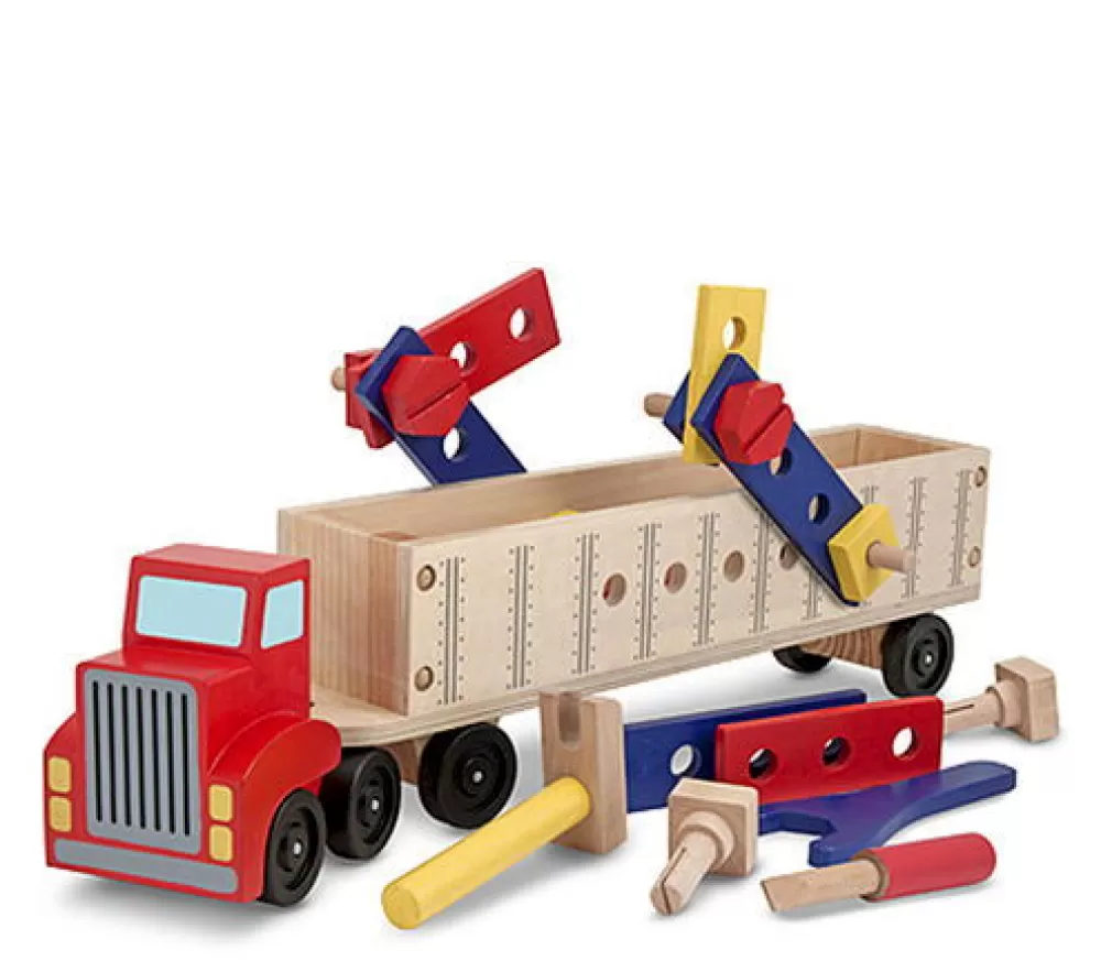 Bauset Lastwagen Riesig - Aus Holz-Melissa and Doug Discount