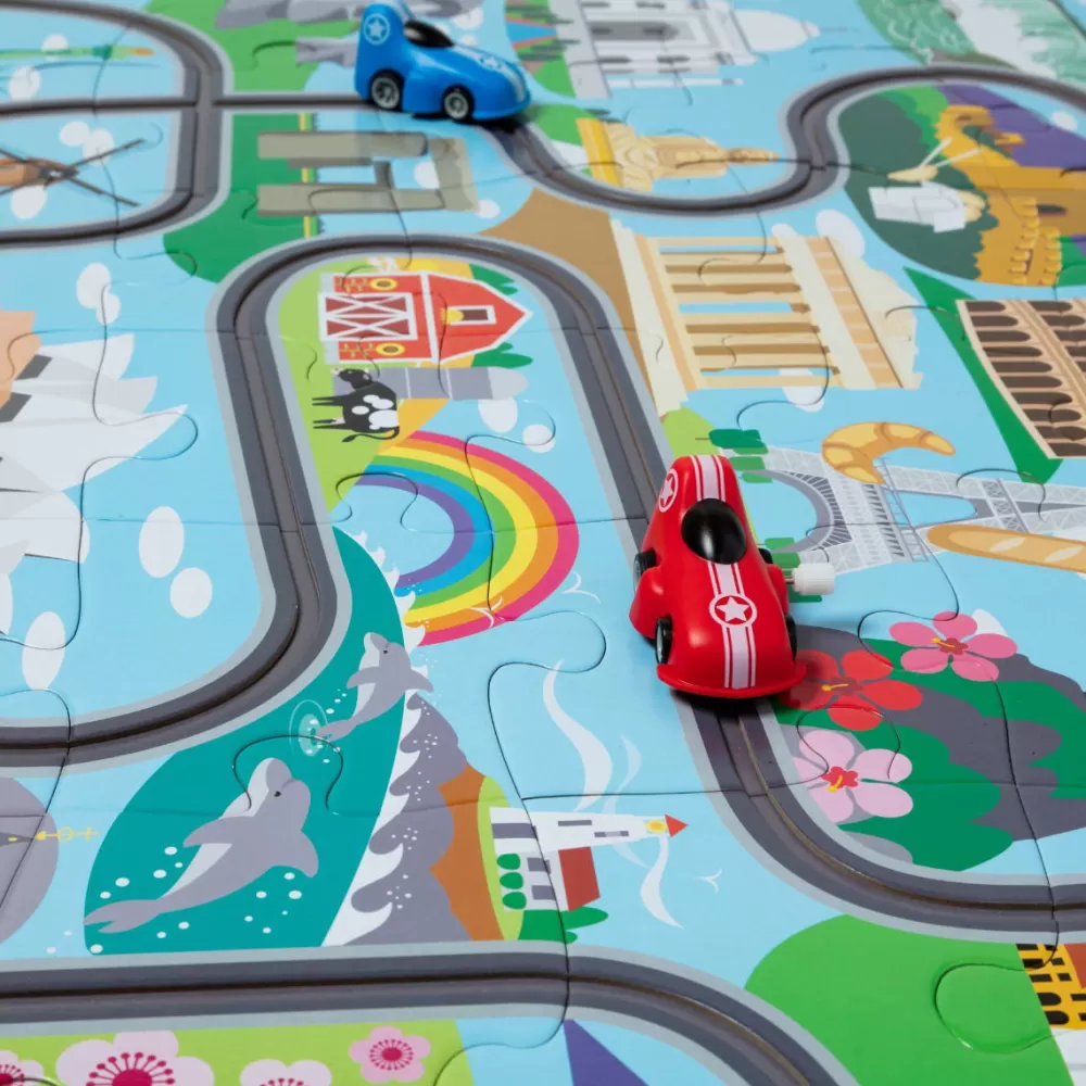 Bodenpuzzle Weltreise M. Fahrbahn, 48 Teile-Melissa and Doug Discount