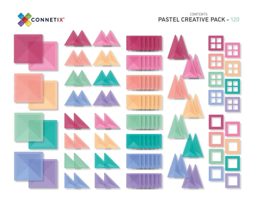 Connetix | Pastel - Creative, 120 Teile Best Sale