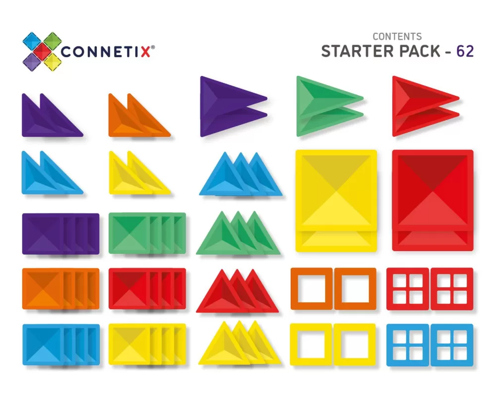 Connetix | Rainbow Starter, 62 Teile Store