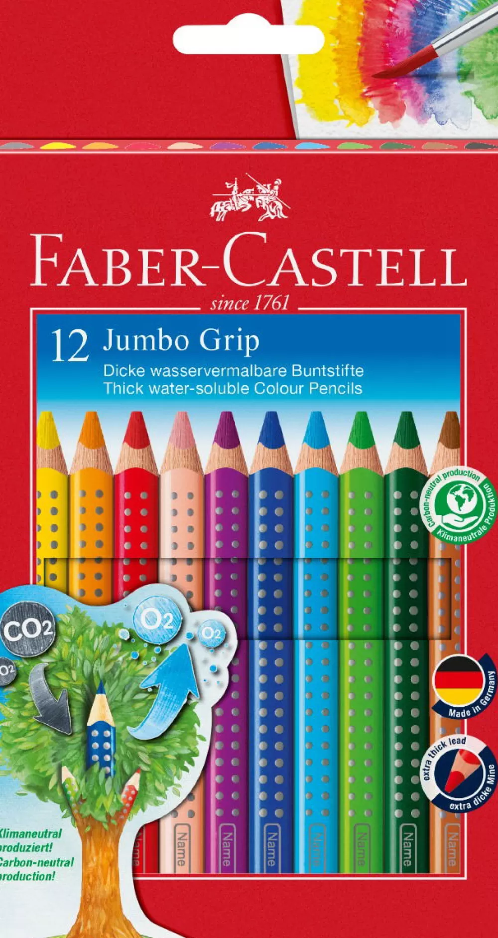 Faber-Castell Faber Castell Buntstifte Jumbo Grip - 12 Stk. Cheap