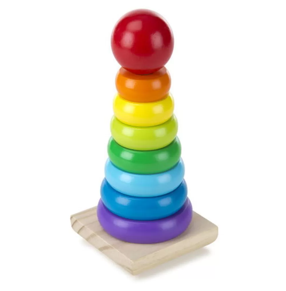 Melissa and Doug Geometrischer Turm - Regenbogen Outlet