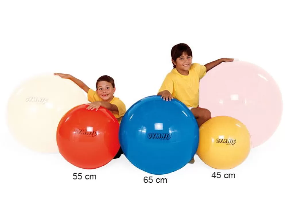 Gymnastikball - Blau, O 65 Cm-Gymnic Hot