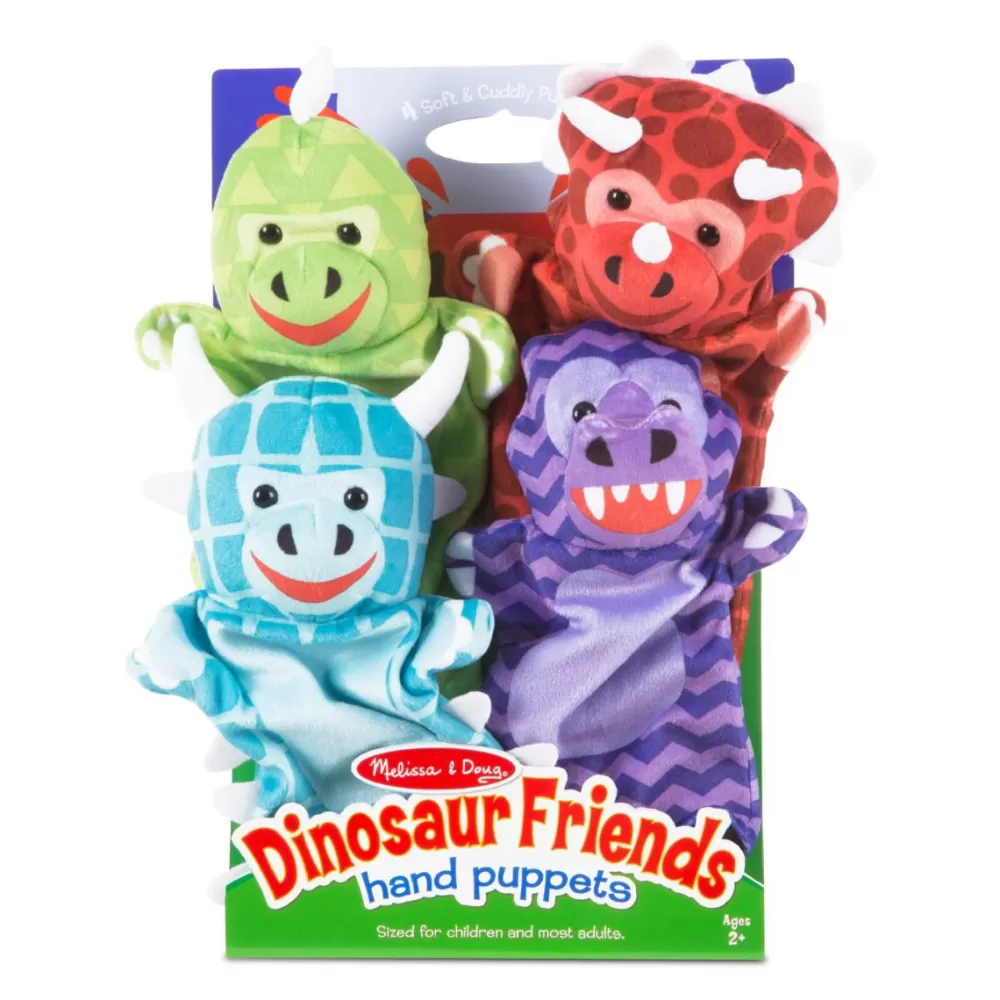 Melissa and Doug Handpuppen - Dinosaurier, 4 Stk. Clearance