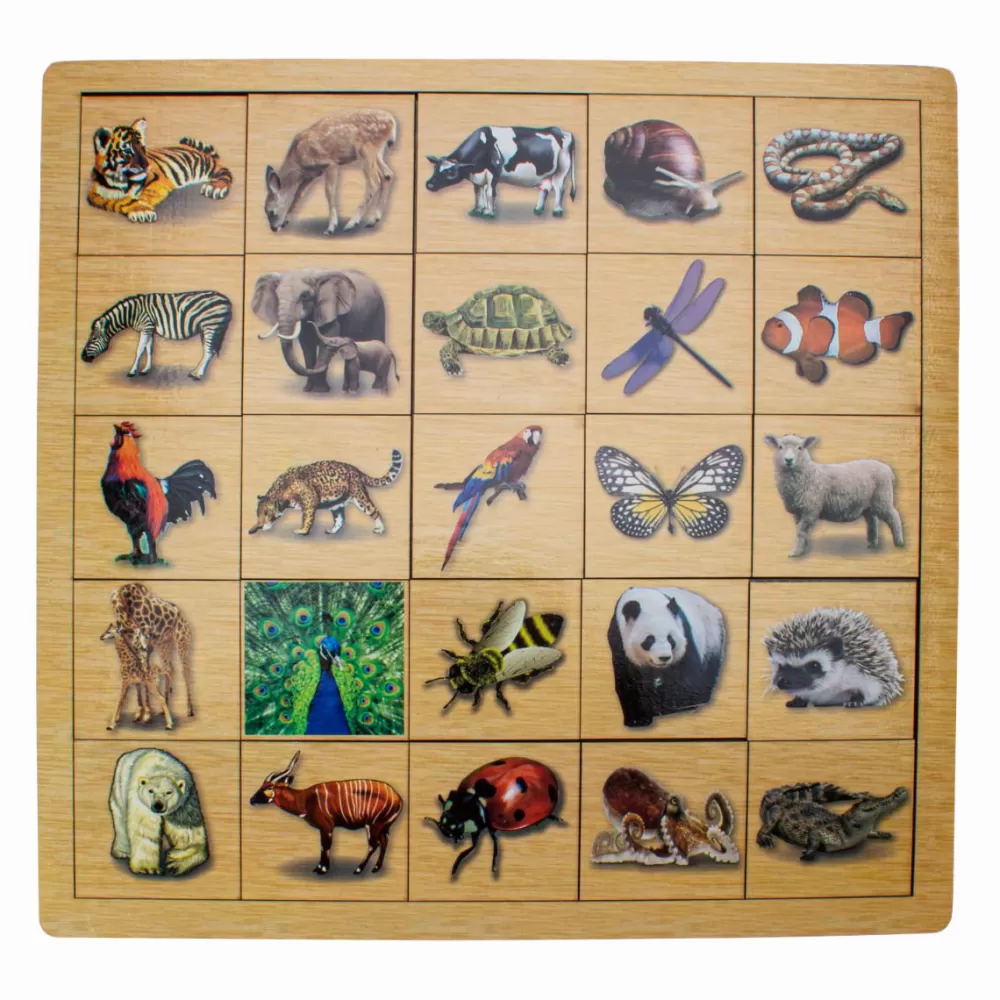 Magni Holzpuzzle - Tierische Details - 25 Teile Cheap