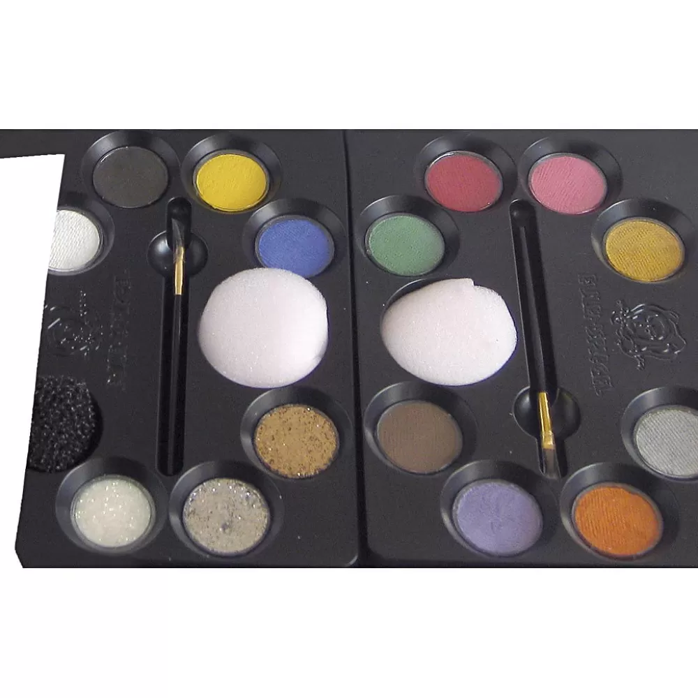 Kinderschminke - Palette Mit 12 Farben Und Ideen-eulenspiegel Best Sale