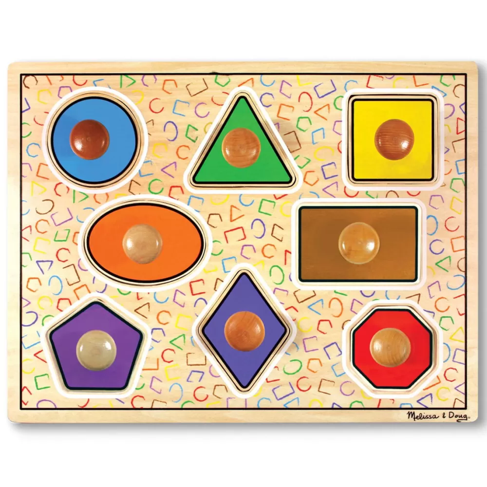 Knopfpuzzle - Geometrie-Melissa and Doug Shop