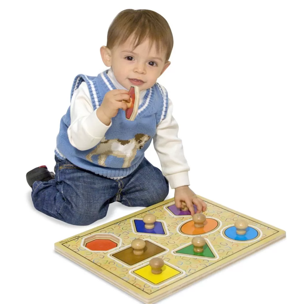 Knopfpuzzle - Geometrie-Melissa and Doug Shop