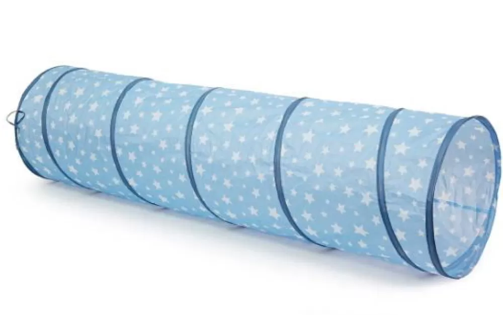 Kid's Concept Krabbeltunnel Mit Sternen - Blau Cheap