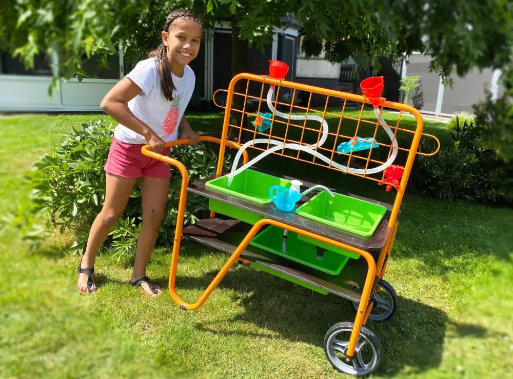 Beleduc Mobiler Gartenspieltisch - Wasser & Sand Discount