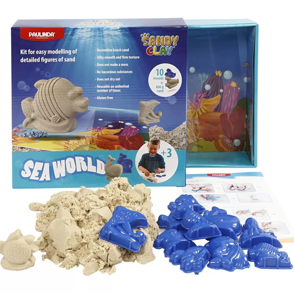 Sandy Clay Modelliersand Meereswelten - 600 Gr Hot