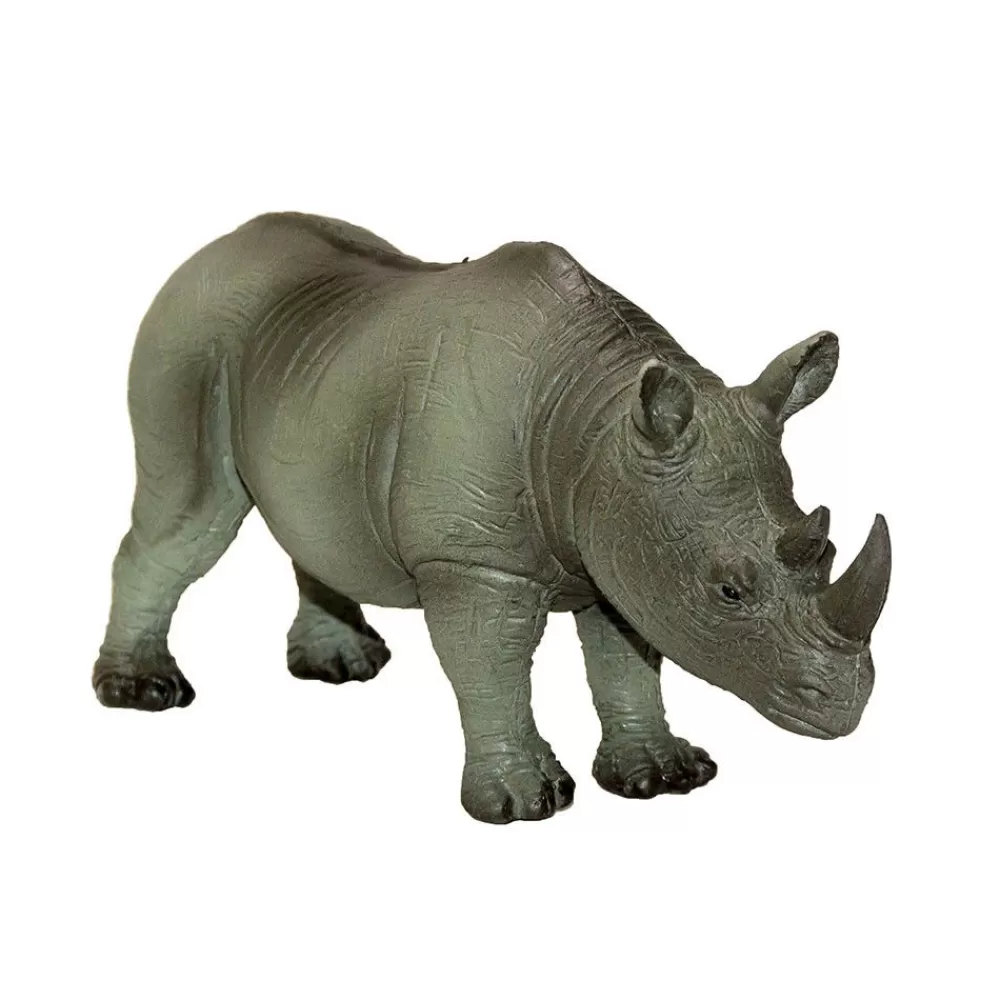 Nashorn Aus Naturgummi-Green Rubber Toys Shop