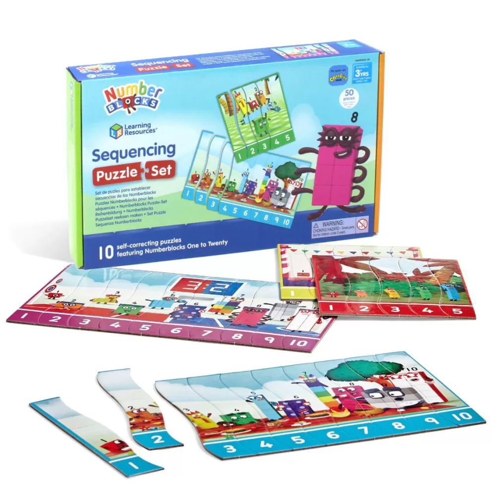 Numberblocks - Puzzleset Reihenfolgen-Learning Resources Cheap