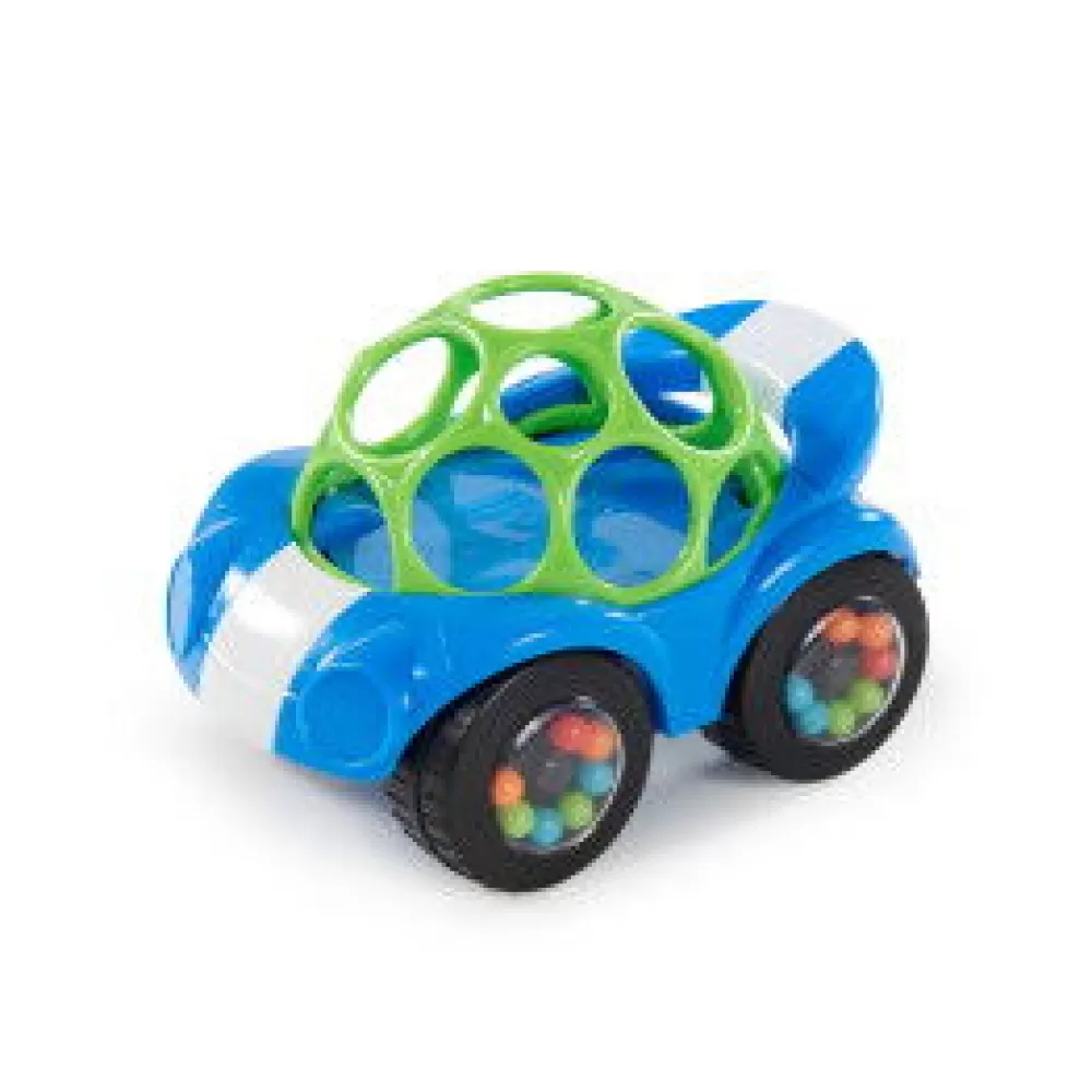 Spielzeugauto Mit Rassel, Blau-Grun-Oball Sale