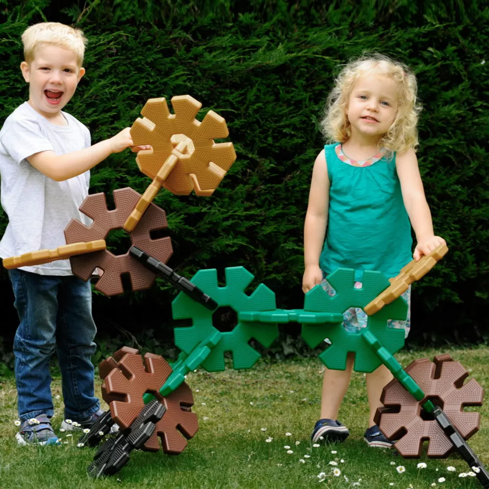 Octoplay Gigant - Natur, 20 Teile-Polydron Best Sale