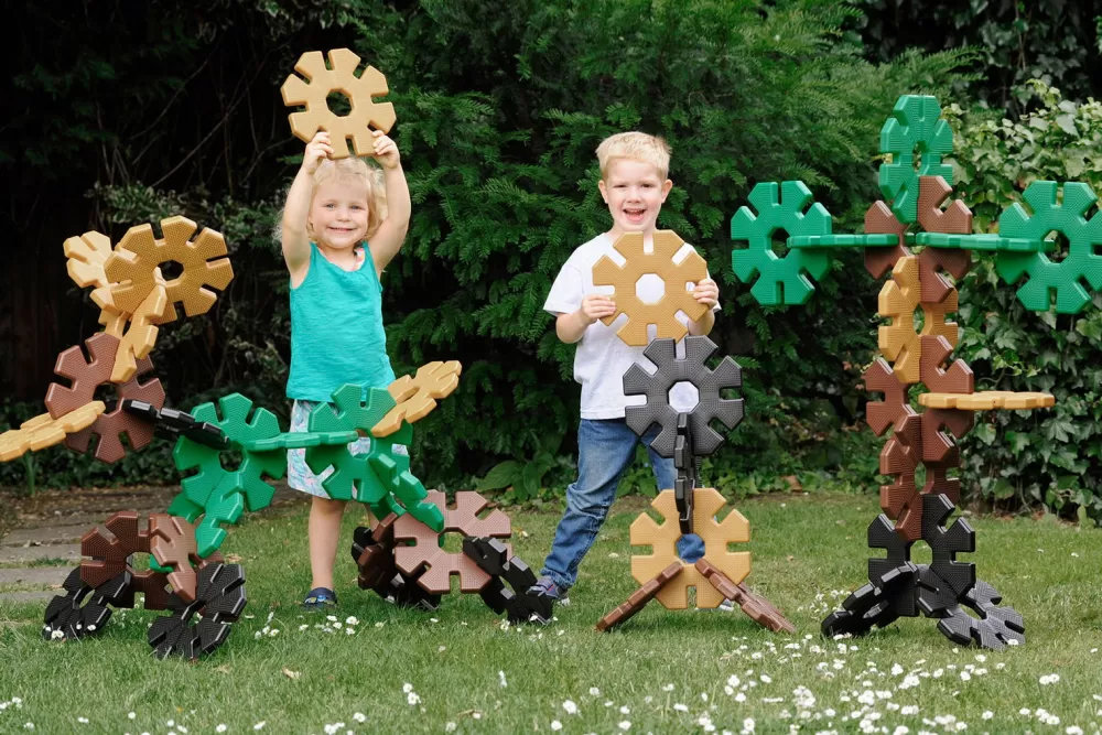 Polydron Octoplay Gigant - Natur, 80 Teile Outlet