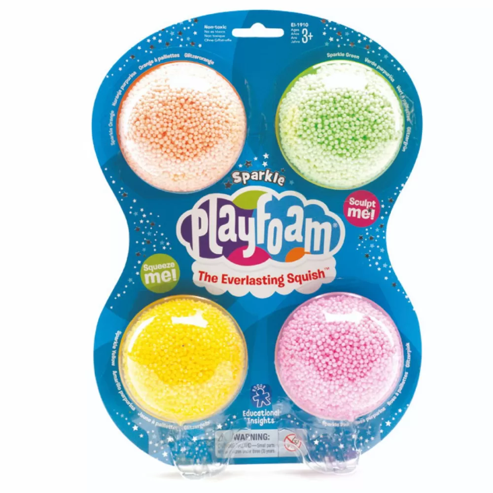 Playfoam Kugelknete Glitzer - 4 Stk.-Learning Resources Store