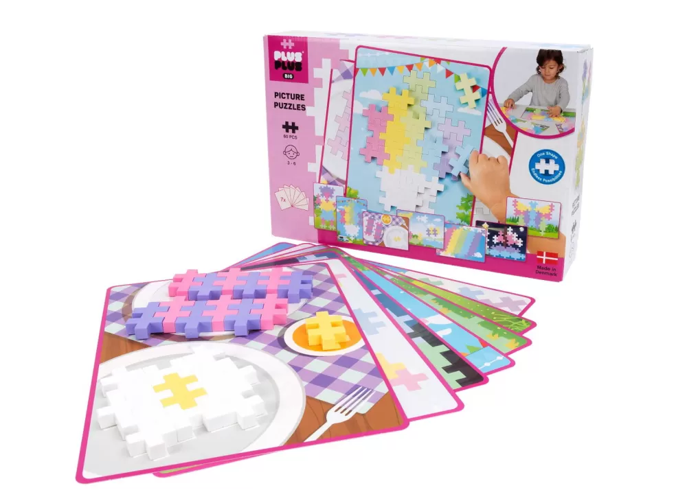 Big Pastell - Bilderpuzzles, 60 Teile-Plus-Plus Clearance