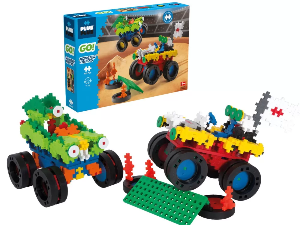 Plus-Plus Go! - Monster Trucks, 600 Stk Best Sale