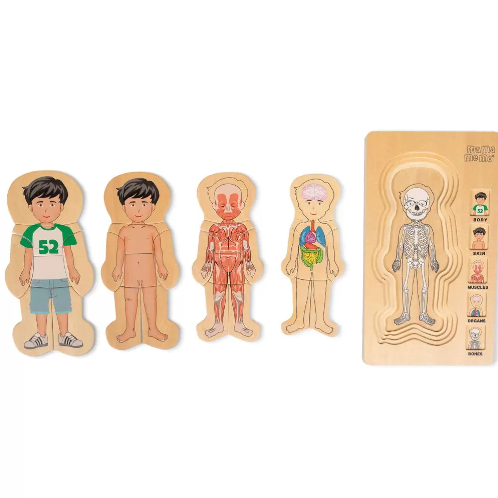 MaMaMeMo Puzzle - Anatomie Junge Shop