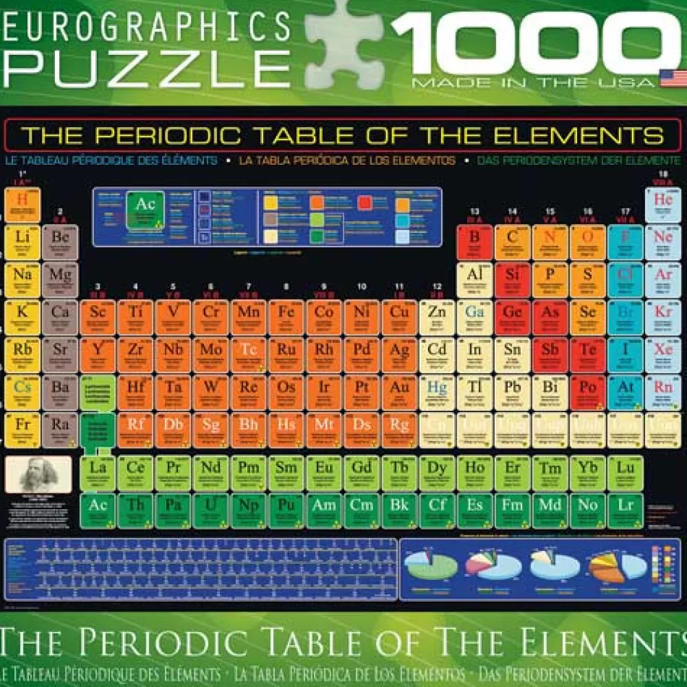 eurographics Puzzle - Das Periodensystem - 1000 Teile Best Sale