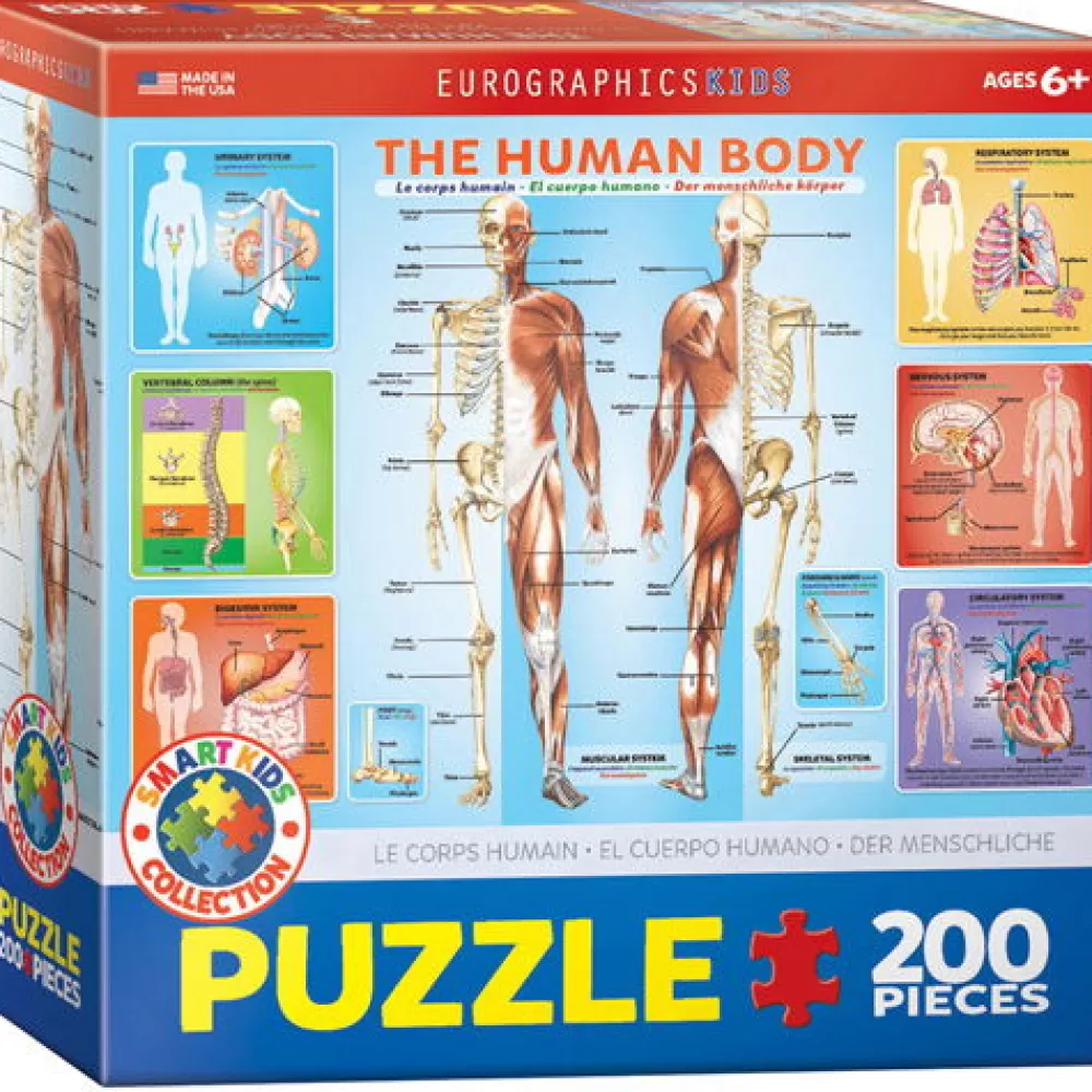 Puzzle - Der Menschliche Korper - 200 Teile-eurographics Best