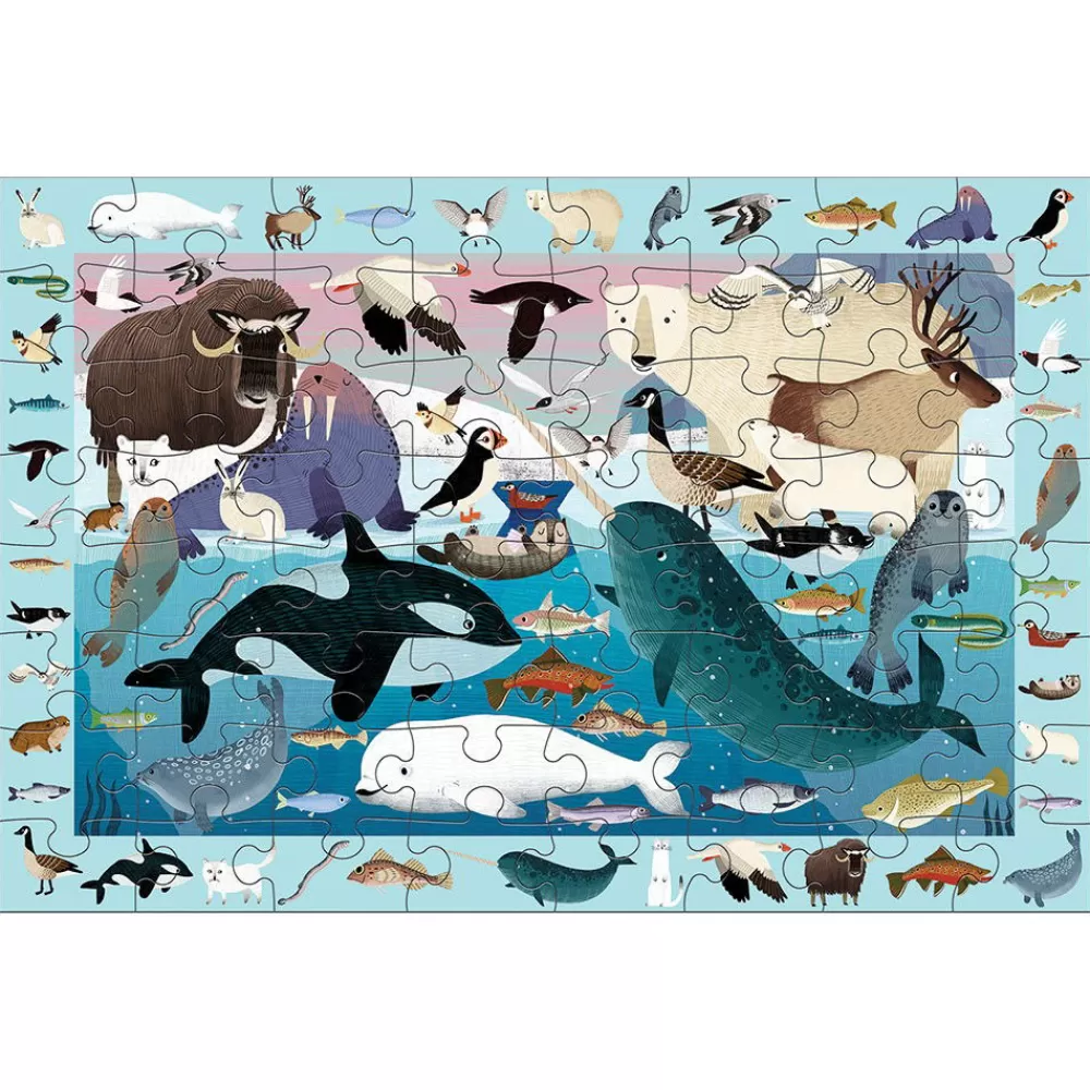 Mudpuppy Puzzle Arktisches Leben - Such Und Find, 64 Teile Best