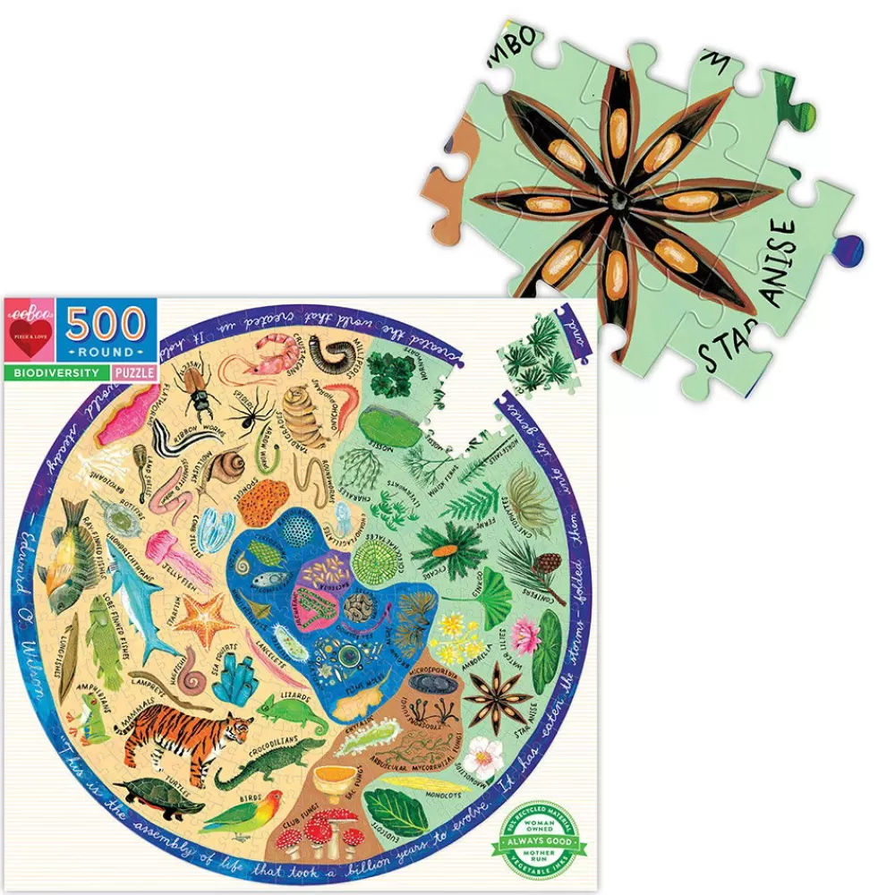 eeBoo Puzzle Artenreichtum - 500 Teile Clearance