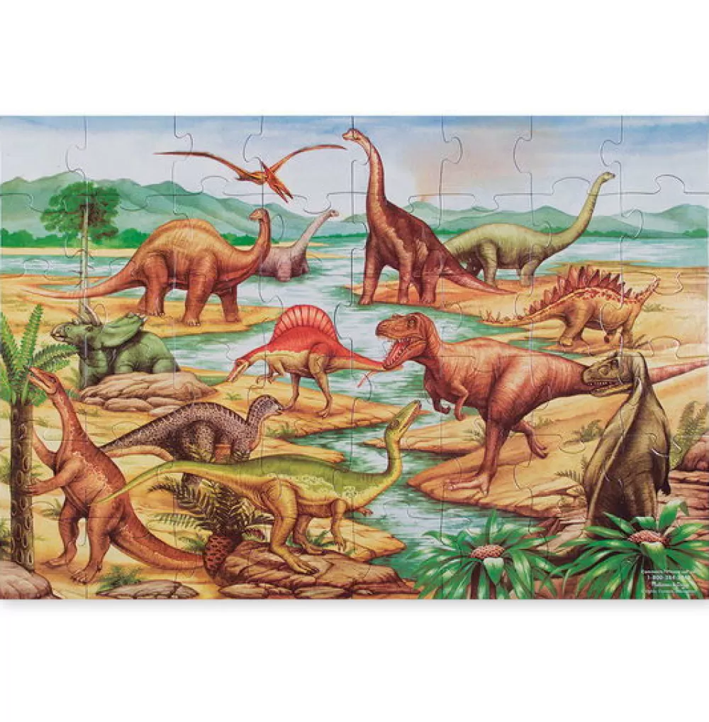 Puzzle Boden - Dinosaurier, 48 Teile-Melissa and Doug Fashion