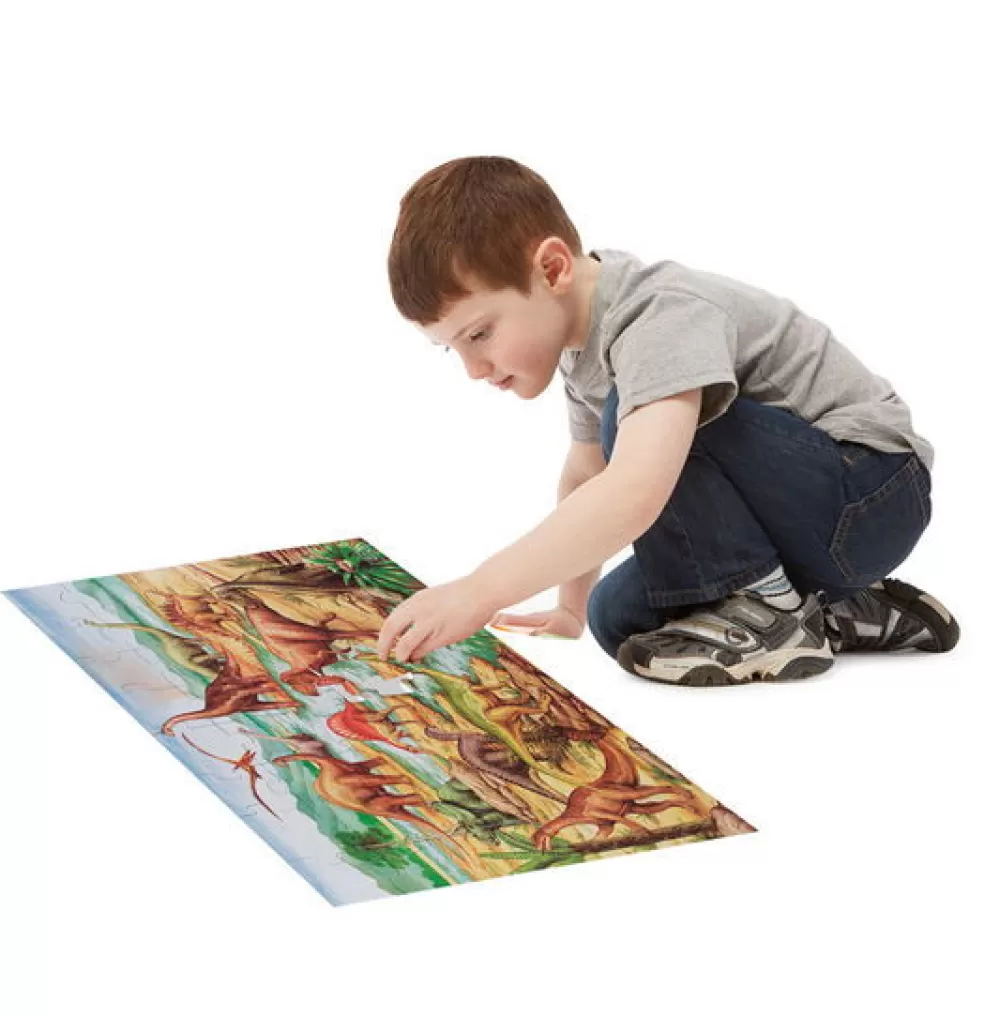 Puzzle Boden - Dinosaurier, 48 Teile-Melissa and Doug Fashion