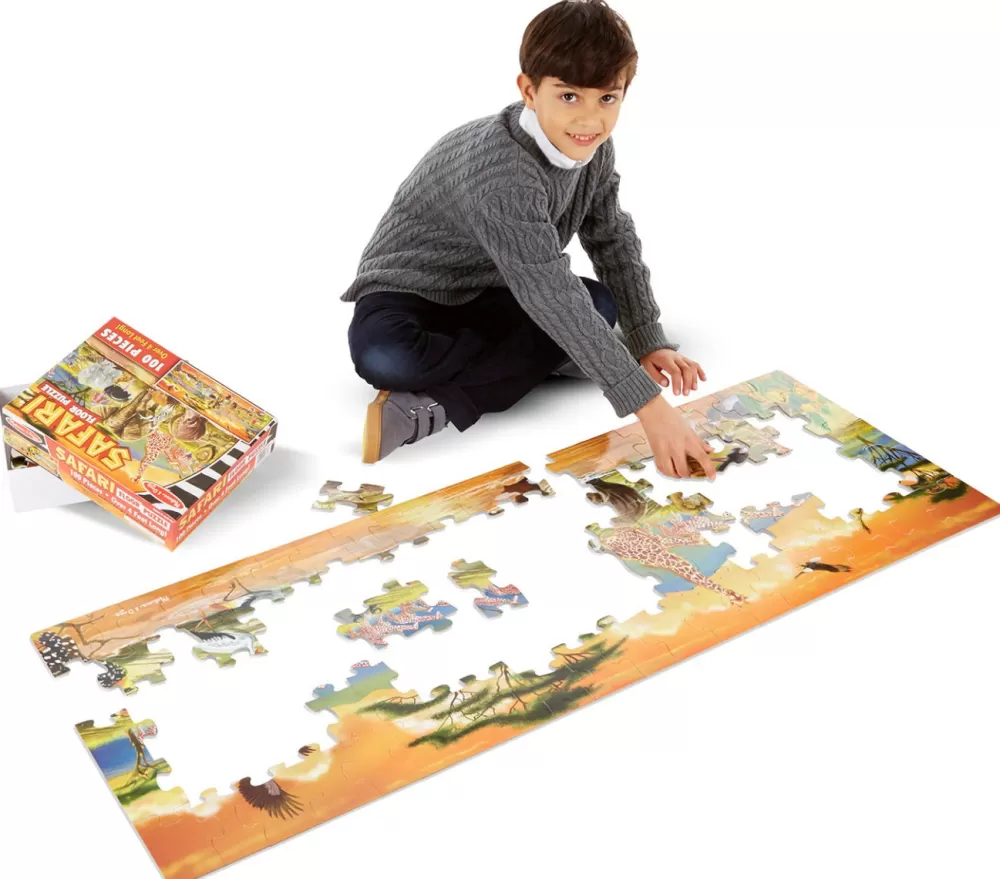 Melissa and Doug Puzzle Boden - Safari, 100 Teile Discount