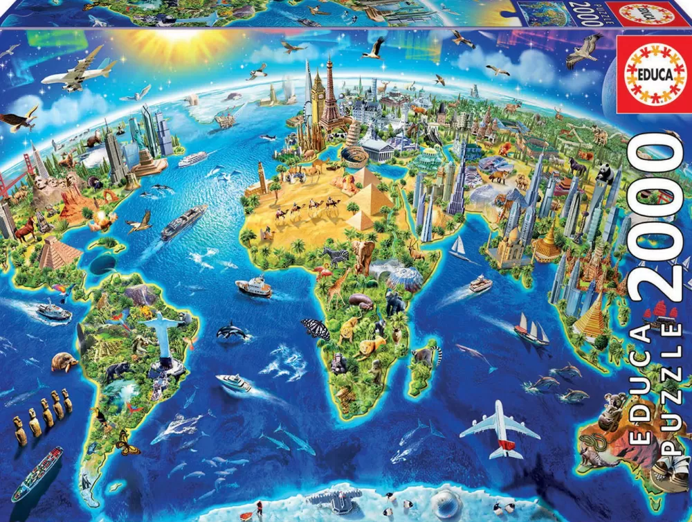 Educa Puzzle Unsere Welt - 2000 Teile Best Sale