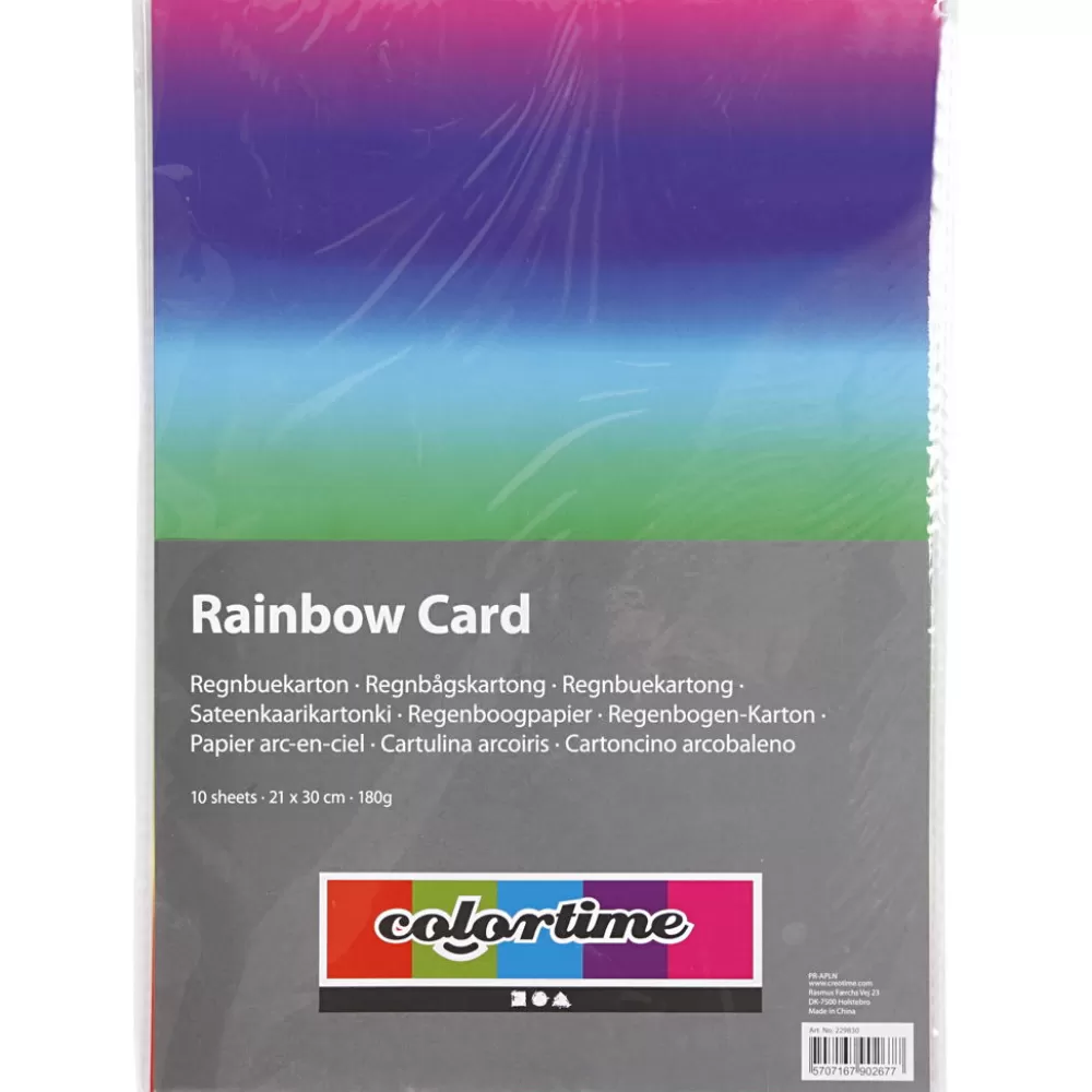 * Regenbogenkarton A4, 10 Bogen Best Sale