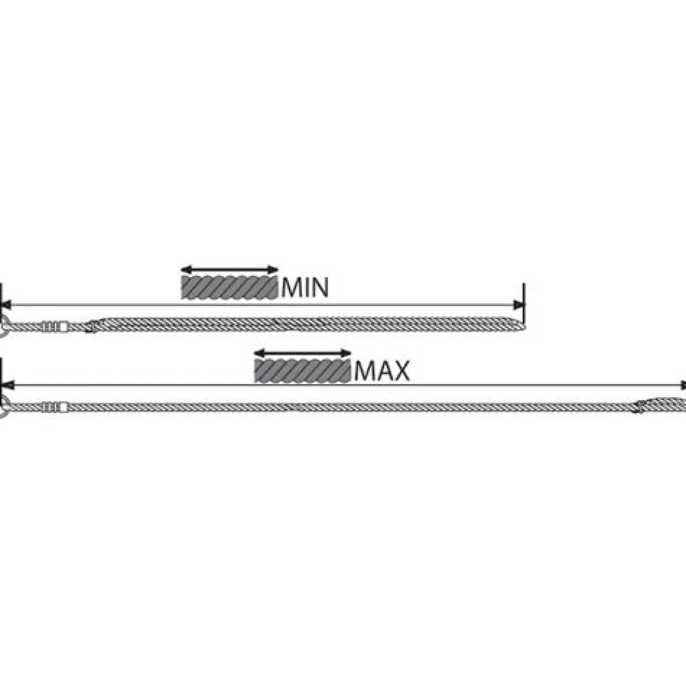 KBT Play Schaukel Zubehör - Justierbares Seil 100 - 185 Cm Best