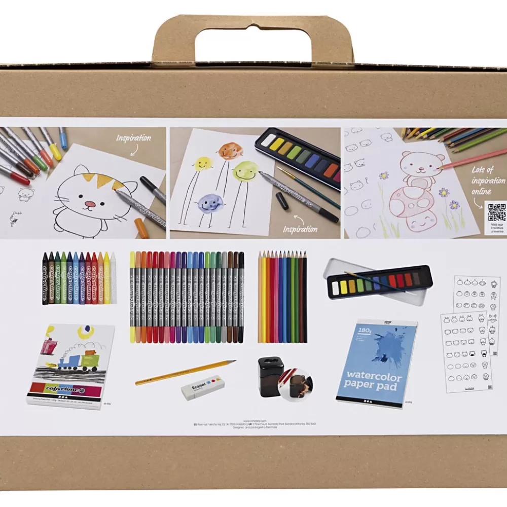 Creativ Company Set - Zeichnen & Ausmalen, 50 Teile Cheap