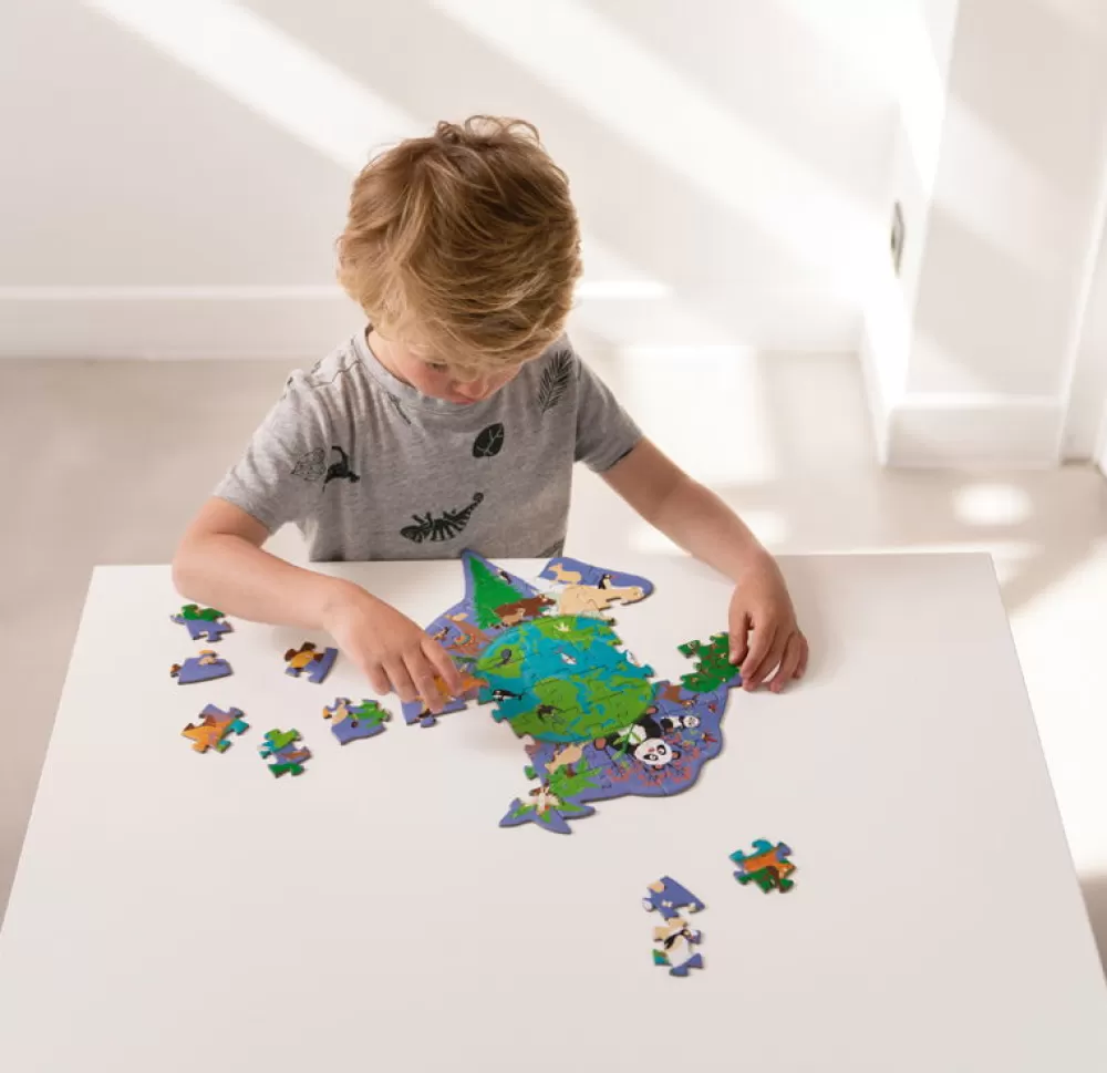 Scratch Silhouettenpuzzle Unsere Welt - 37 Teile Store