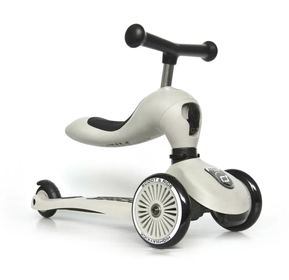 Scoot & Ride Tretroller / Laufradkombi - Highwaykick 1, Ash Fashion