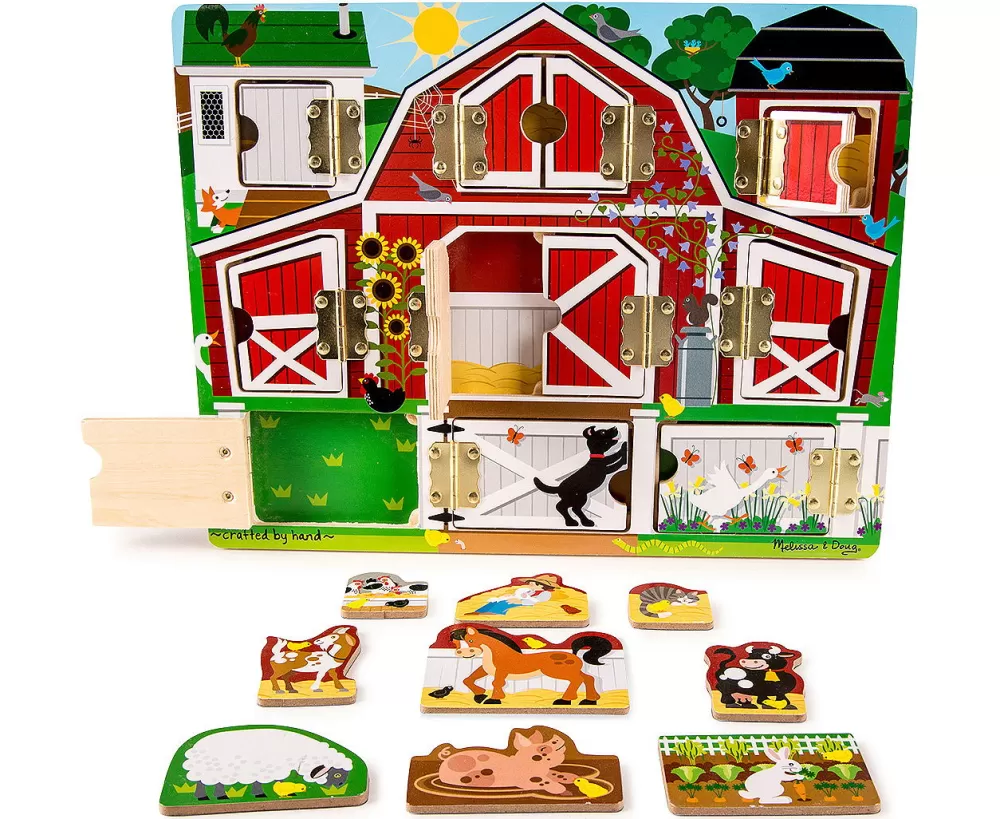 Melissa and Doug Was Verstecken Die Klappen? - Bauernhof Flash Sale